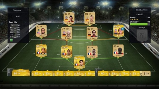 FIFA16终极队伍