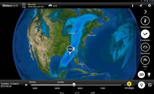 全球天气预报_MeteoEarth