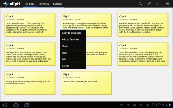 ClipIT Clipboard Manager