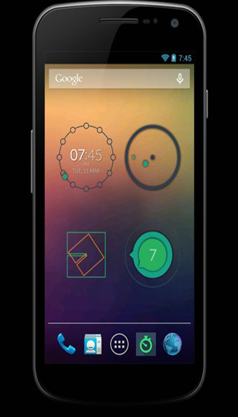 简约时钟小工具(Minimalist Clock Widget)