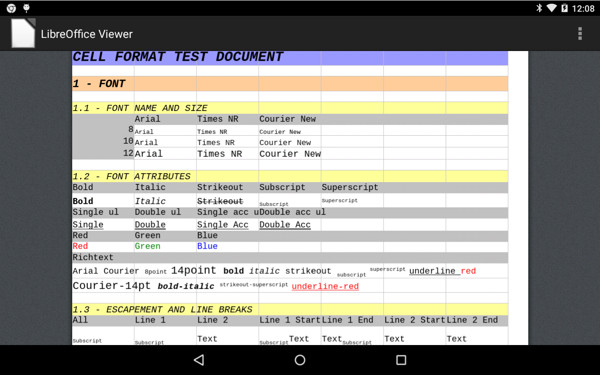 LibreOffice Viewer