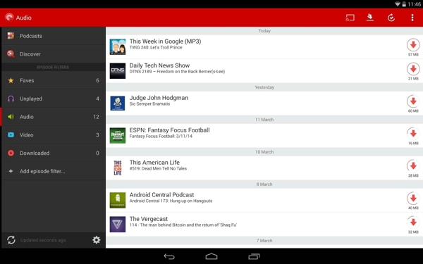 Pocket Casts 5.0 安卓版