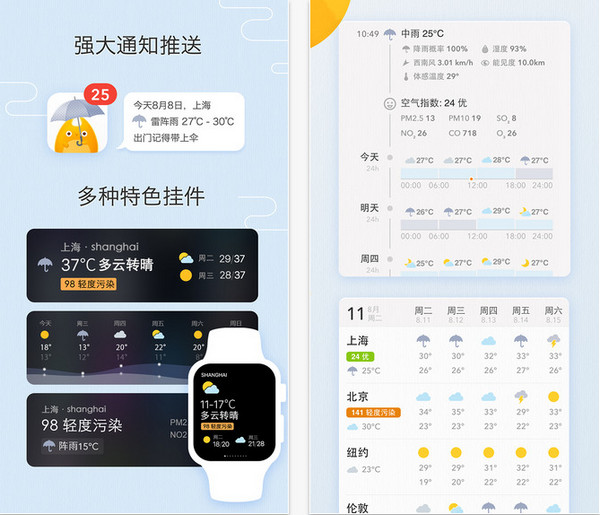 我的天气app