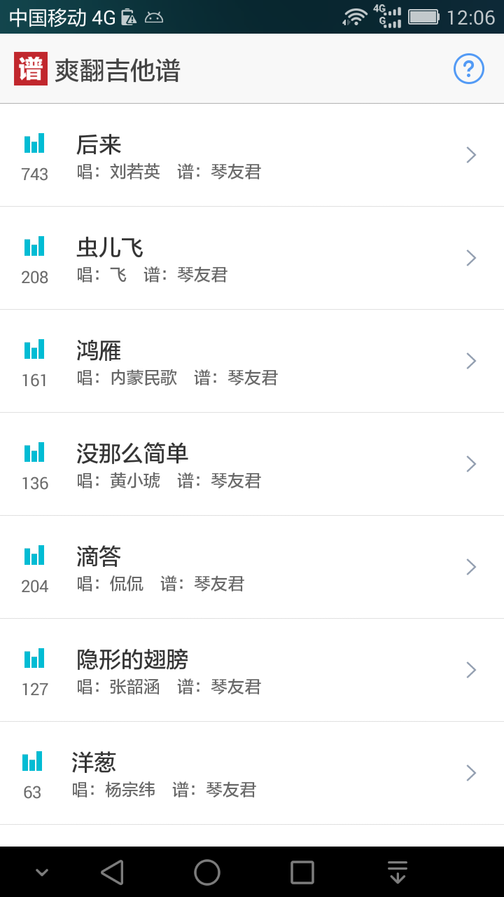 爽翻吉他谱
