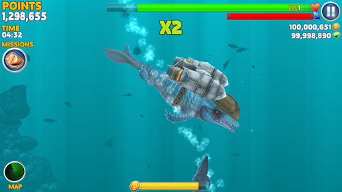 食人鲨进化版无限金币版 3.5.0 安卓版