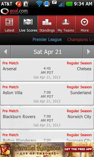 Goal.com足球资讯 7.4.6 安卓版