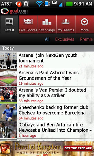 Goal.com足球资讯