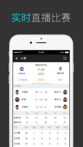 我奥篮球app