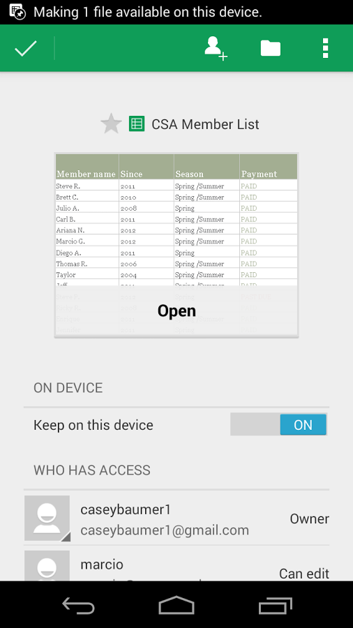 Google表格_Google Sheets