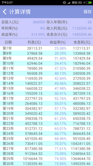 定投复利计算器app 2.1 安卓版